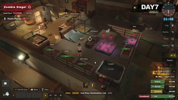 City scavenging during the preparation phase